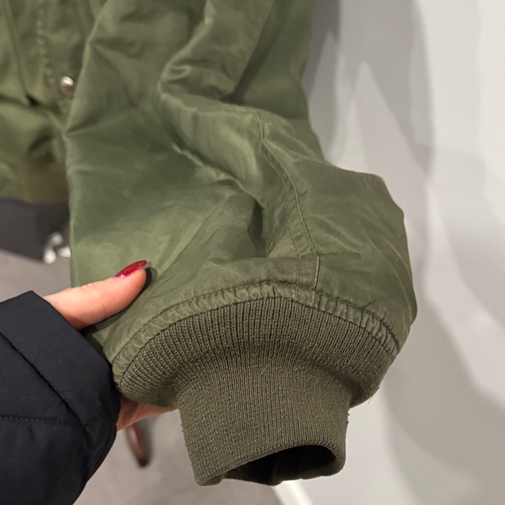 Harley Davidson Men's Green Bomber Jacket - Picture 7 of 13